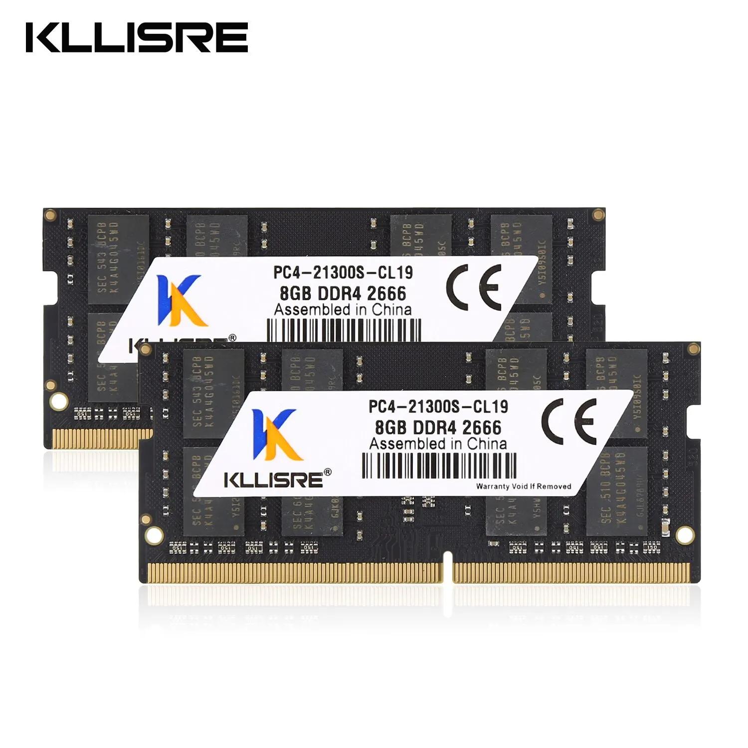 Kllisre DDR3 DDR4 Ʈ  1333 1600 2400 2666 3200 DDR3L 204  Sodimm Ʈ ޸, 8GB, 4GB, 16GB